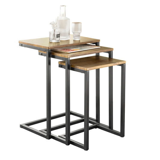 3-Piece Side Nesting Table Set