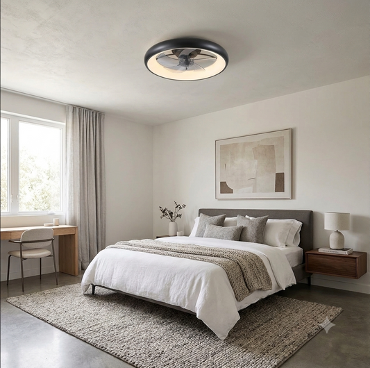 22-Inch Low Profile Flush Mount Ceiling Fan
