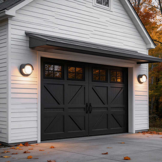 Modern Geometric Outdoor Wall Sconce – Waterproof Light