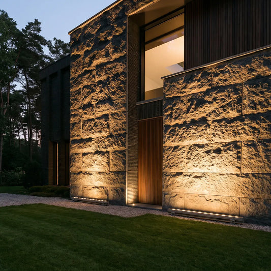 Linear LED Wall Washer Light, Outdoor Up and Down Landscape Lighting for Exterior Walls