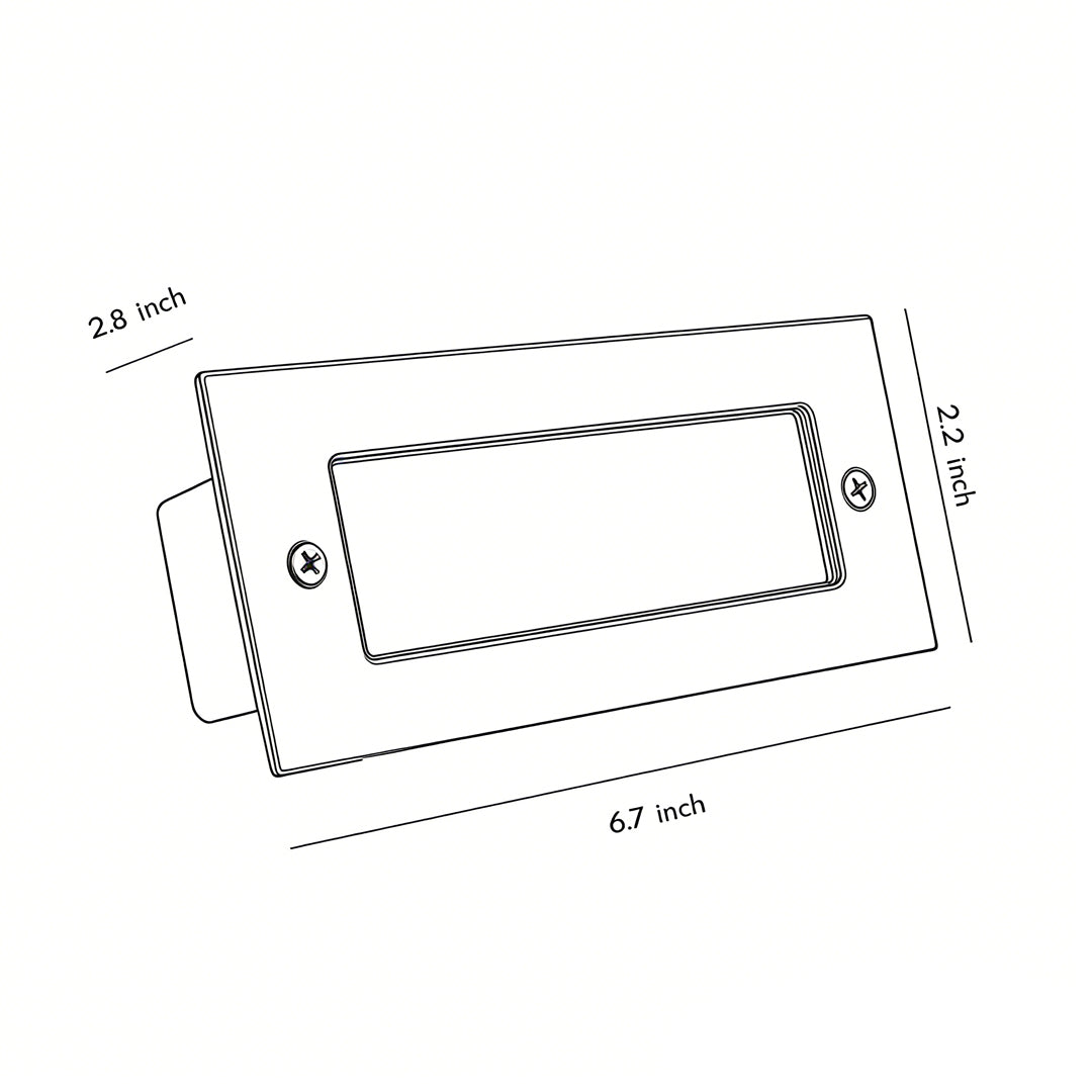 Recessed LED Outdoor Step Lights – Stair and Deck Lighting