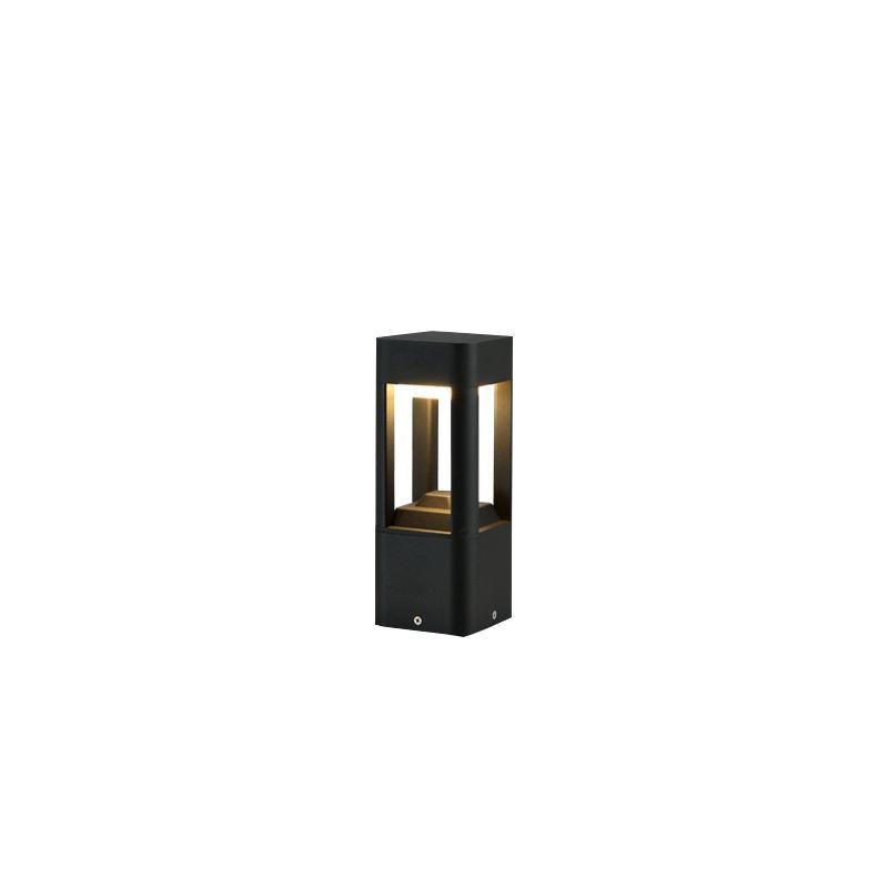 LED Bollard Pathway Light, Modern Waterproof Outdoor Landscape Lighting for Walkways and Garden