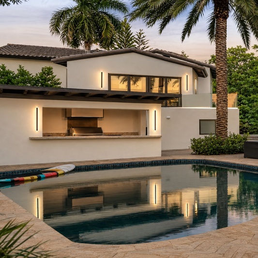 Modern Waterproof Minimalist Outdoor Linear Wall Light