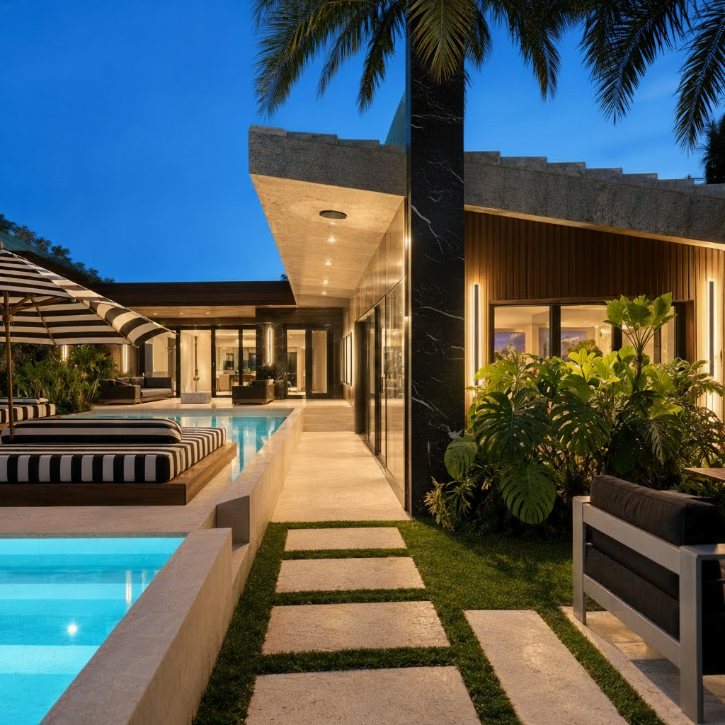 Modern Waterproof Minimalist Outdoor Linear Wall Light