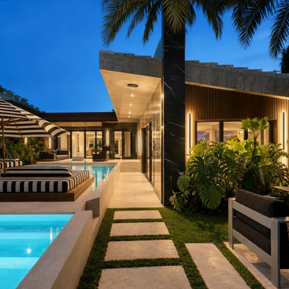 Modern Waterproof Minimalist Outdoor Linear Wall Light