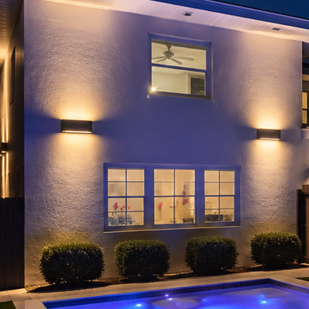 Modern LED Outdoor Bollard Pathway Light Waterproof Landscape Garden Walkway Deck Patio Driveway Post Light, Black Aluminum, IP65 Weatherproof, Warm White LED