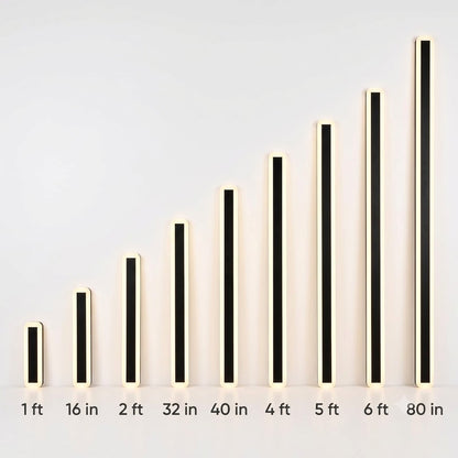 Modern Waterproof Minimalist Outdoor Linear Wall Light