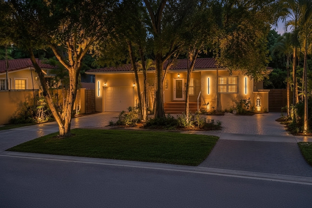 Modern Waterproof Minimalist Outdoor Linear Wall Light