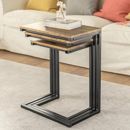 3-Piece Side Nesting Table Set