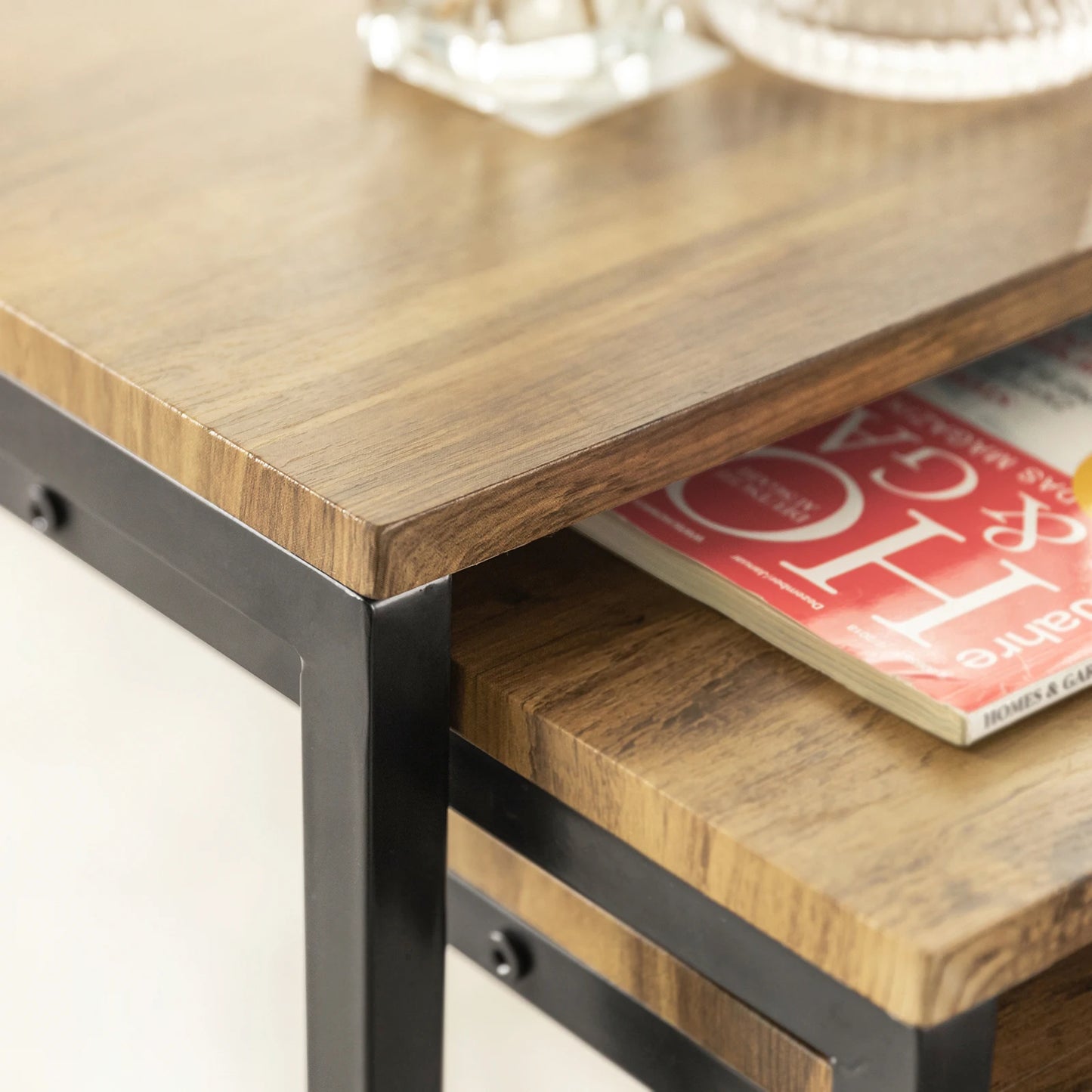 3-Piece Side Nesting Table Set
