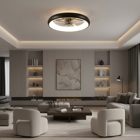 22-Inch Low Profile Flush Mount Ceiling Fan