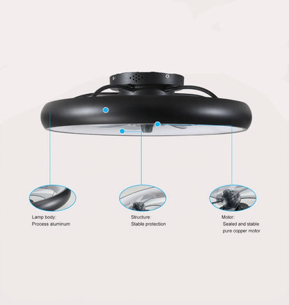 22-Inch Low Profile Flush Mount Ceiling Fan