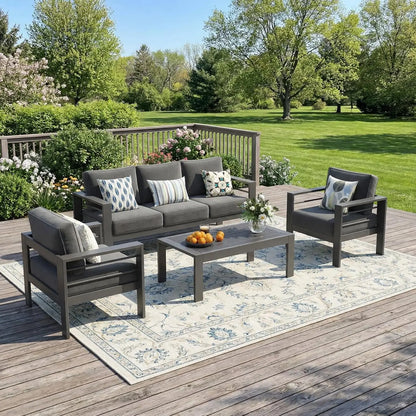 All-Weather Aluminum Outdoor Patio Furniture Set