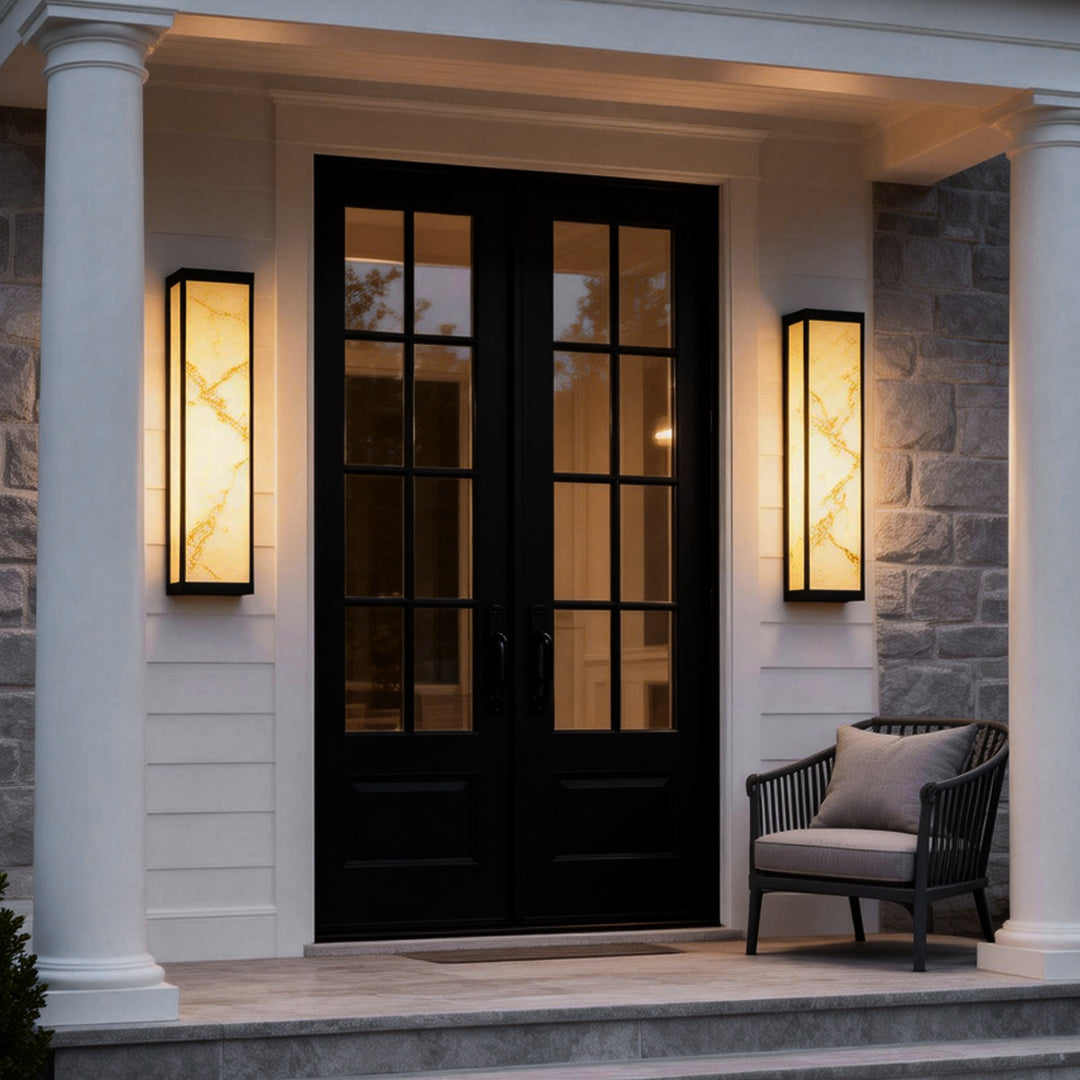 Modern LED Outdoor Wall Sconce – Waterproof Metal Light