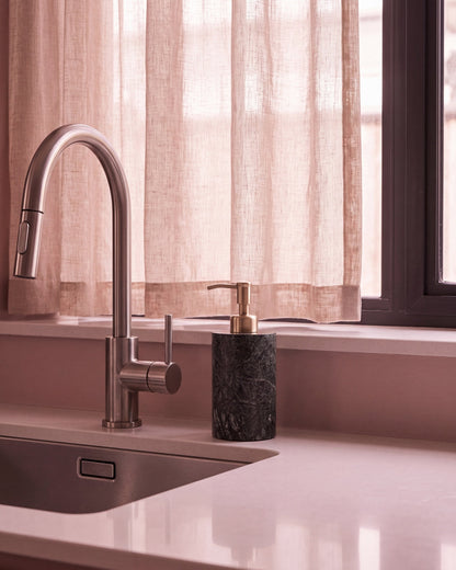 Indian Green Marble Soap Dispenser with Gold Pump