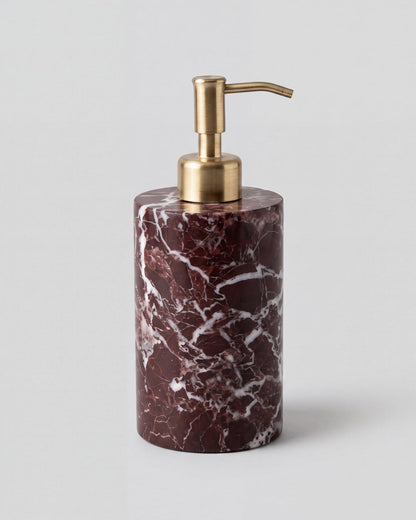 Rosa Levanto Marble Soap Dispenser with Gold Pump