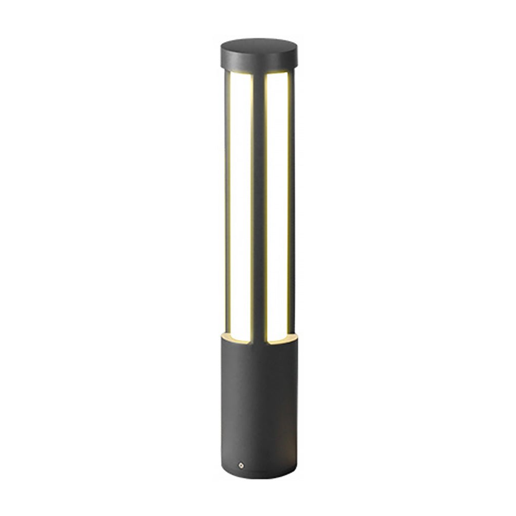 Modern LED Bollard Lights, Cylindrical Outdoor Landscape Lighting