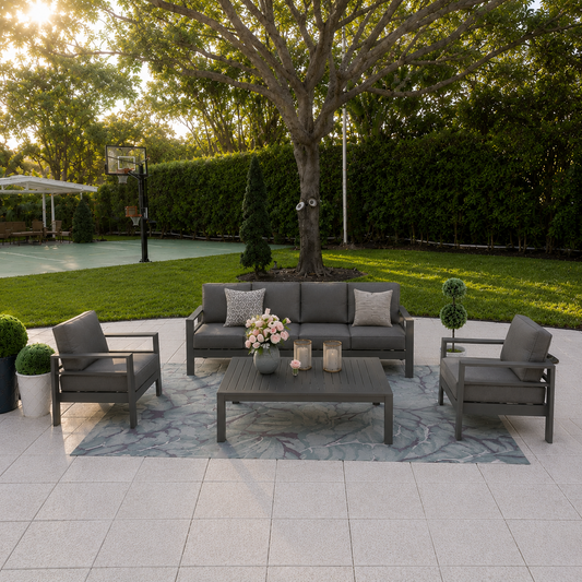 All-Weather Aluminum Outdoor Patio Furniture Set