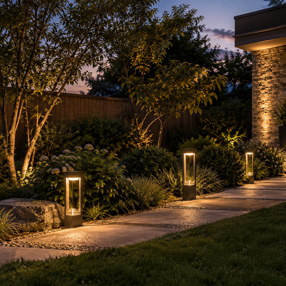 Modern Waterproof Solar/Electric Pathway Light