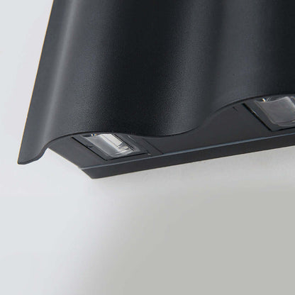 Modern Outdoor Wall Sconce, Up and Down LED Exterior Wall Light, Waterproof Aluminum