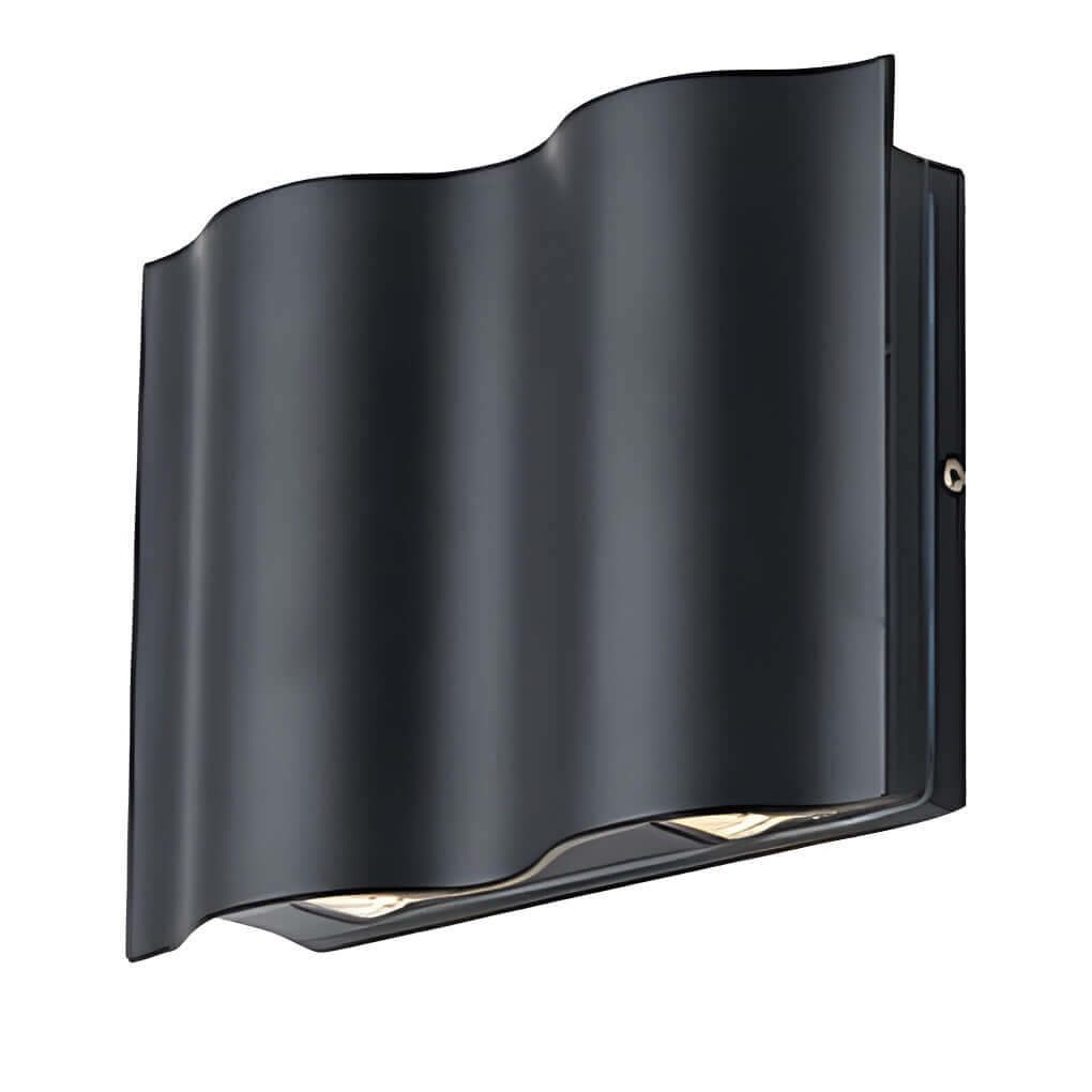 Modern Outdoor Wall Sconce, Up and Down LED Exterior Wall Light, Waterproof Aluminum