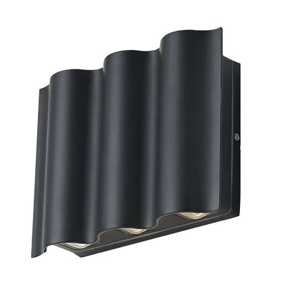 Modern Outdoor Wall Sconce, Up and Down LED Exterior Wall Light, Waterproof Aluminum