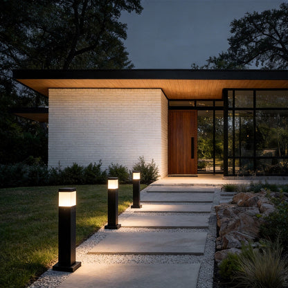 Modern LED Bollard Light – Outdoor Pathway Lighting