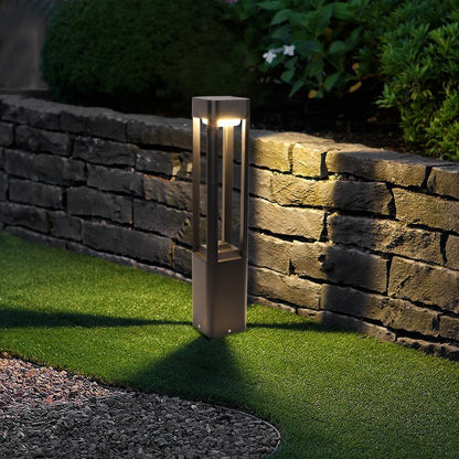 LED Bollard Pathway Light, Modern Waterproof Outdoor Landscape Lighting for Walkways and Garden
