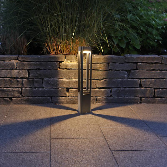 LED Bollard Pathway Light, Modern Waterproof Outdoor Landscape Lighting for Walkways and Garden