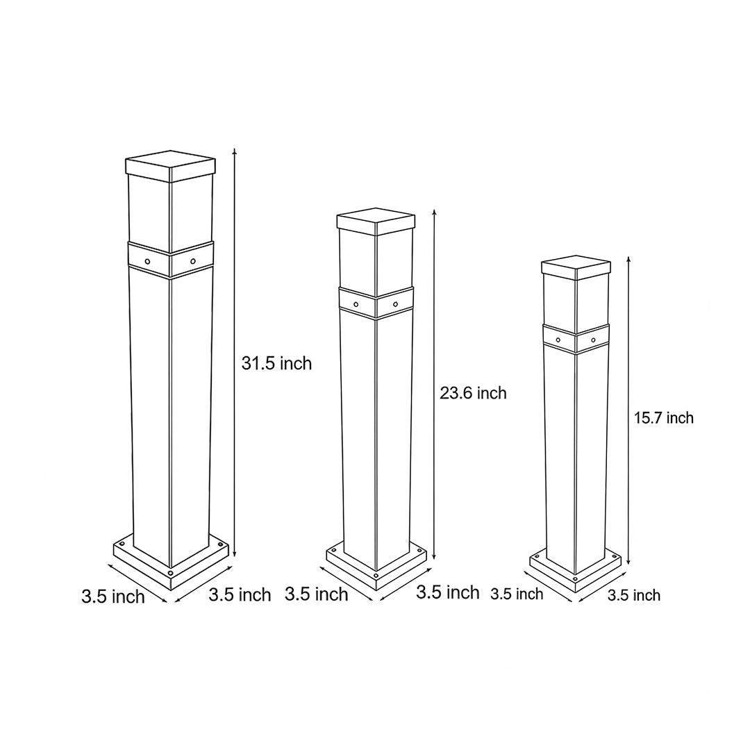 Modern LED Bollard Light – Outdoor Pathway Lighting
