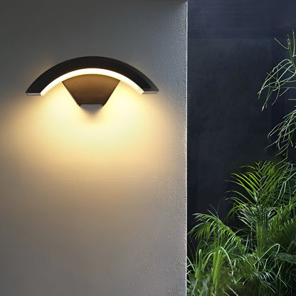 Outdoor LED Wall Sconce, Modern Waterproof Porch Light with Downward Lighting