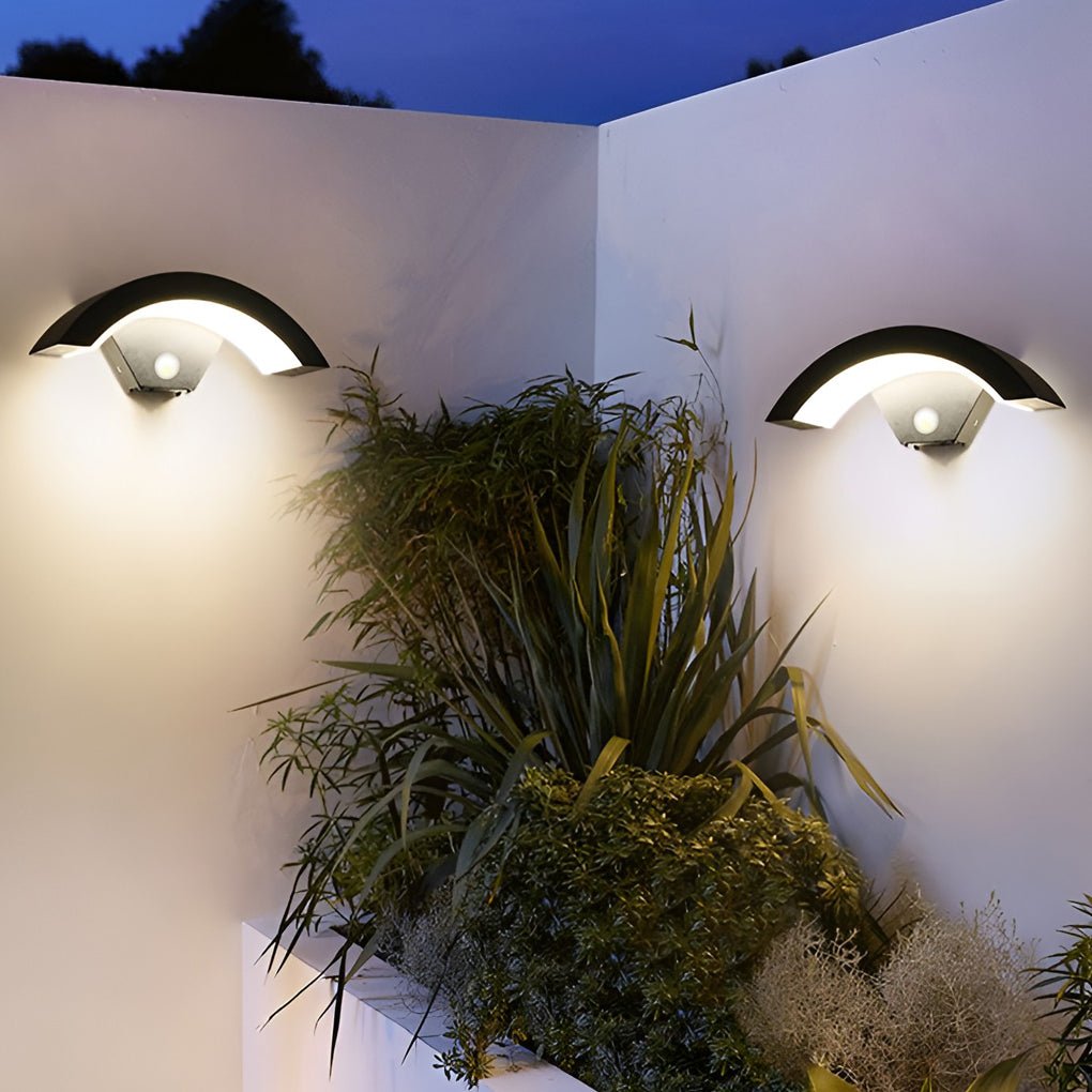 Outdoor LED Wall Sconce, Modern Waterproof Porch Light with Downward Lighting