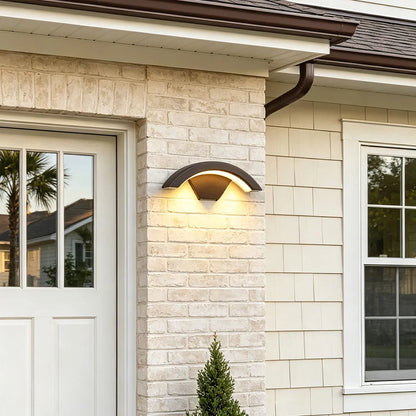 Outdoor LED Wall Sconce, Modern Waterproof Porch Light with Downward Lighting