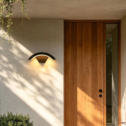Outdoor LED Wall Sconce, Modern Waterproof Porch Light with Downward Lighting