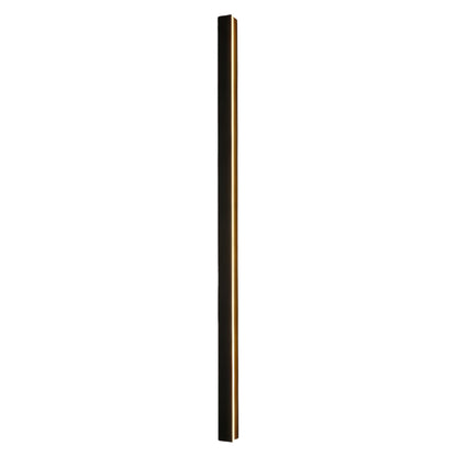 Linear Outdoor Wall Sconce Minimalist LED Black Lamp