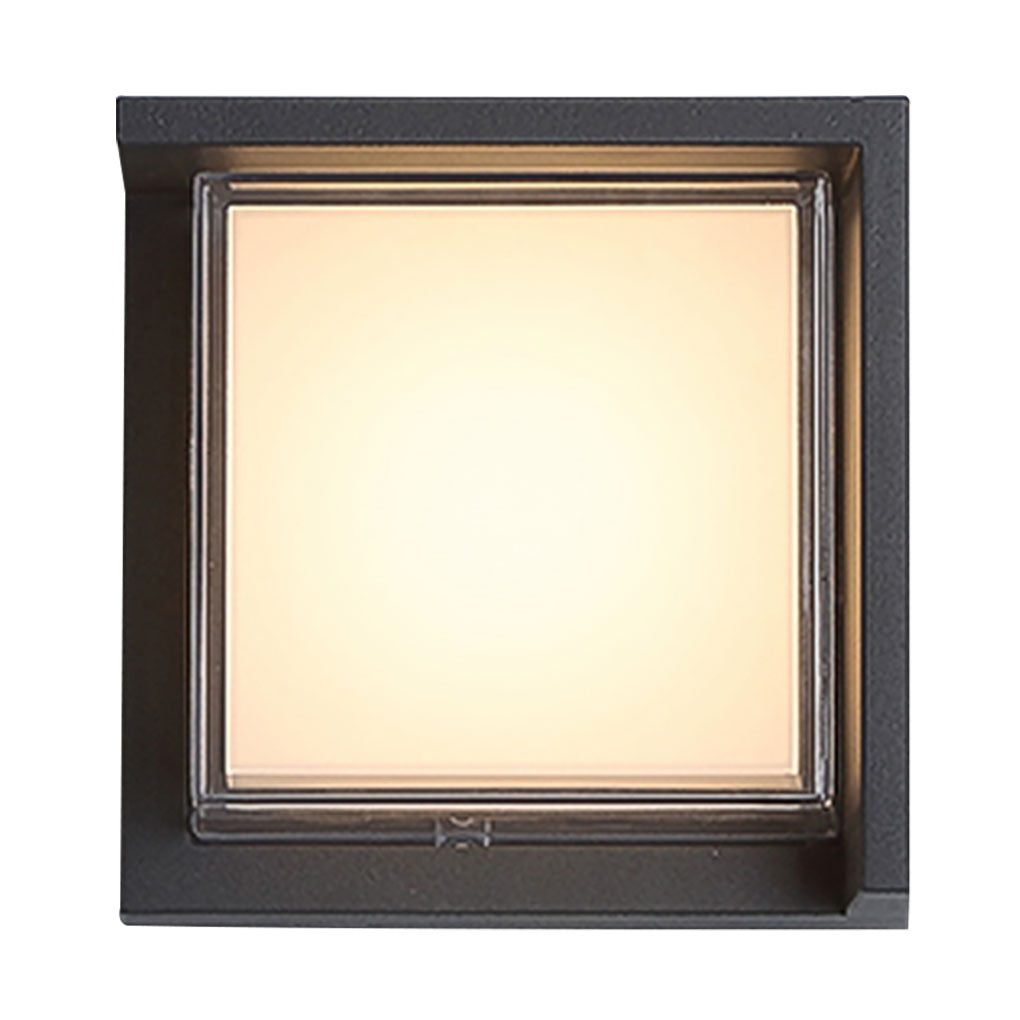 Modern Geometric Outdoor Wall Sconce – Waterproof Light