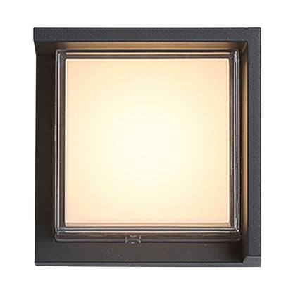 Modern Geometric Outdoor Wall Sconce – Waterproof Light