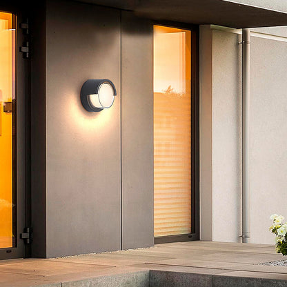 Modern Geometric Outdoor Wall Sconce – Waterproof Light
