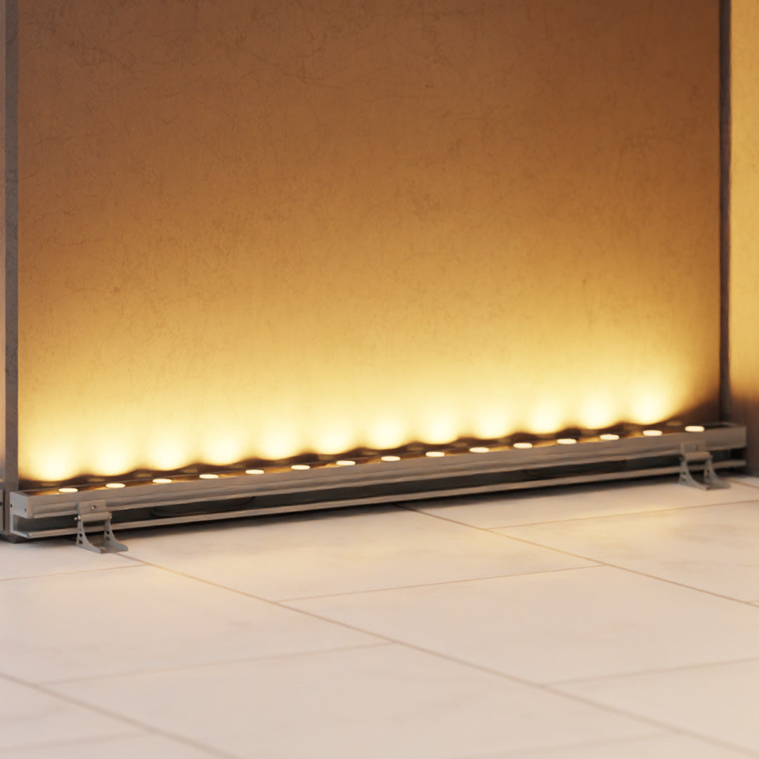 Linear LED Wall Washer Light, Outdoor Up and Down Landscape Lighting for Exterior Walls