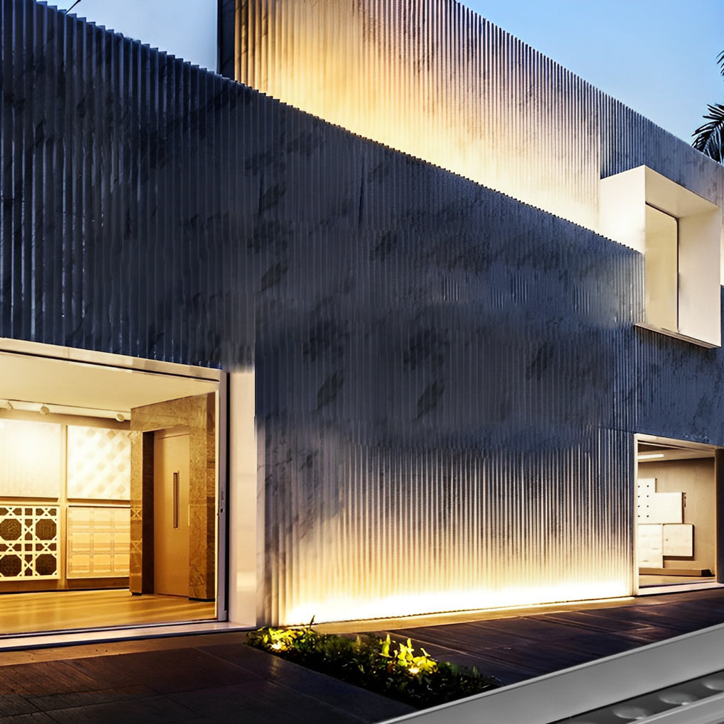 Linear LED Wall Washer Light, Outdoor Up and Down Landscape Lighting for Exterior Walls