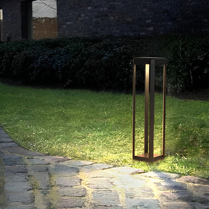 Black Aluminum Solar Pathway Lights – Outdoor Landscape Lighting