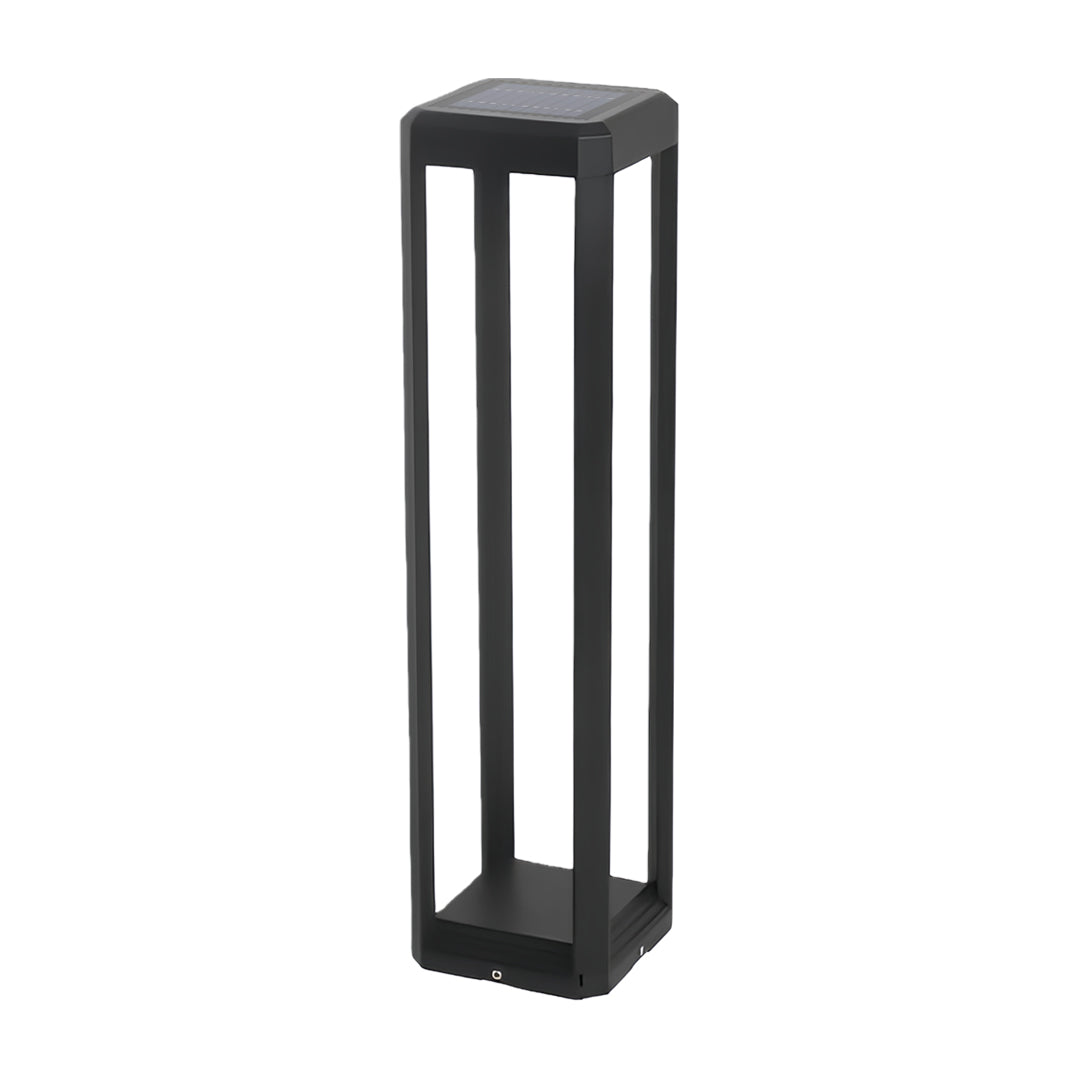 Black Aluminum Solar Pathway Lights – Outdoor Landscape Lighting