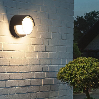 Modern Geometric Outdoor Wall Sconce – Waterproof Light