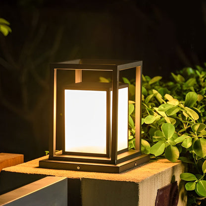 Solar Outdoor Fence Post Light, Waterproof LED Pillar Light for Deck, Patio and Garden