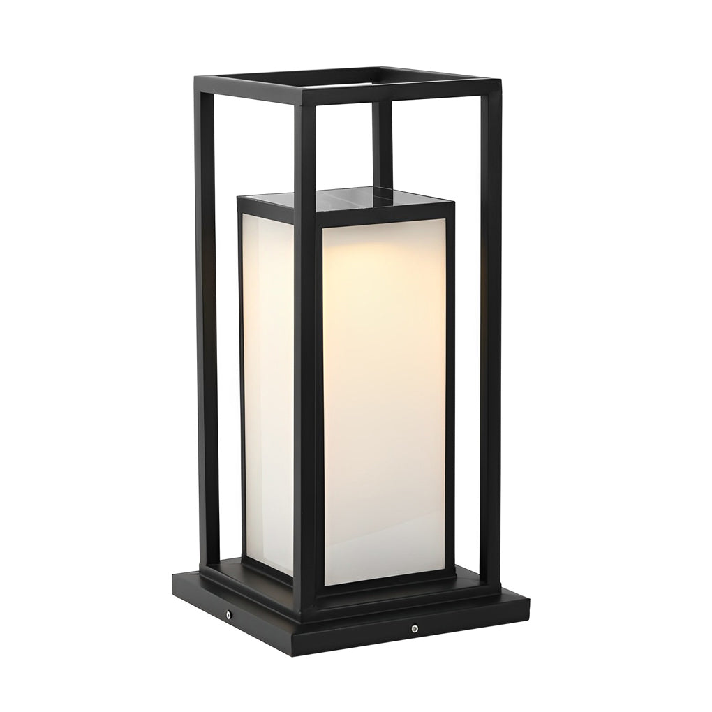 Solar Outdoor Fence Post Light, Waterproof LED Pillar Light for Deck, Patio and Garden