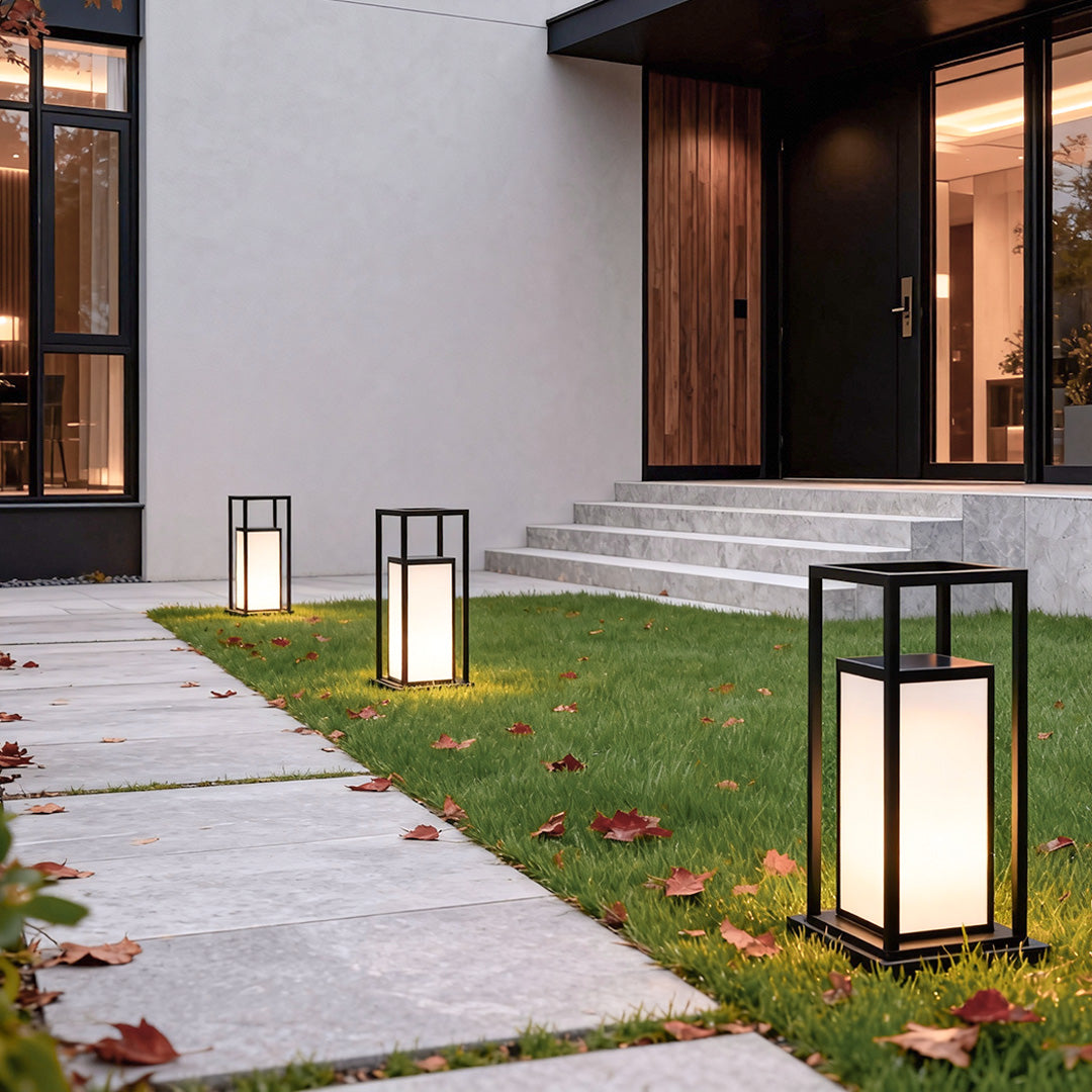 Solar Outdoor Fence Post Light, Waterproof LED Pillar Light for Deck, Patio and Garden