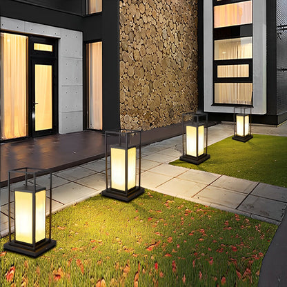 Solar Outdoor Fence Post Light, Waterproof LED Pillar Light for Deck, Patio and Garden