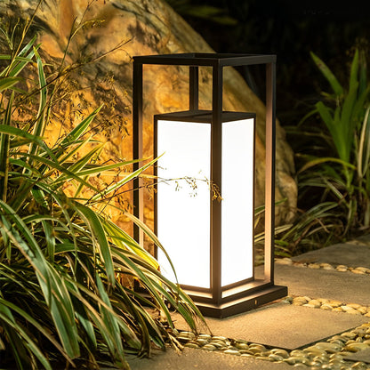 Solar Outdoor Fence Post Light, Waterproof LED Pillar Light for Deck, Patio and Garden