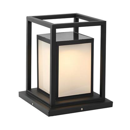 Solar Outdoor Fence Post Light, Waterproof LED Pillar Light for Deck, Patio and Garden