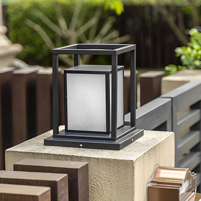 Solar Outdoor Fence Post Light, Waterproof LED Pillar Light for Deck, Patio and Garden